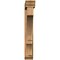 Ekena Millwork Balboa Traditional Rough Sawn Bracket w/ Offset Brace, Western Red Cedar, 6"W x 36"D x 40"H BKT0604X36X40BOA01RWR - alternate 2